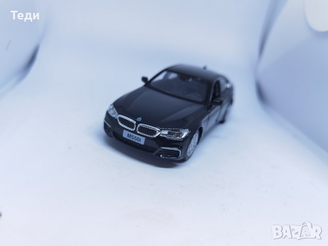 BMW M550i M5 макет Черен, снимка 3 - Колекции - 39697826