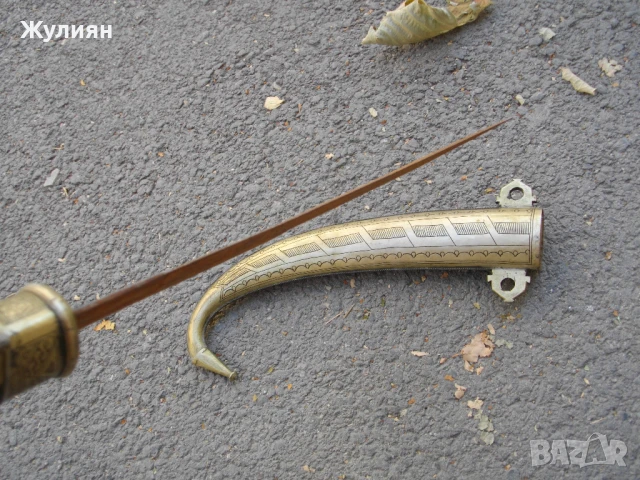 ГОЛЯМА КАМА НОЖ КУМАЯ ХАНДЖАР КОРТИК , снимка 7 - Антикварни и старинни предмети - 51308428