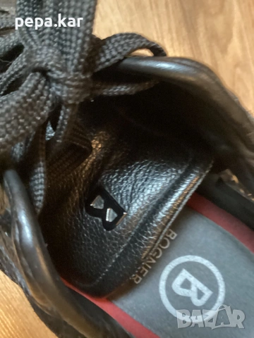  BOGNER Мъжки черни обувки №43, снимка 4 - Маратонки - 53913216