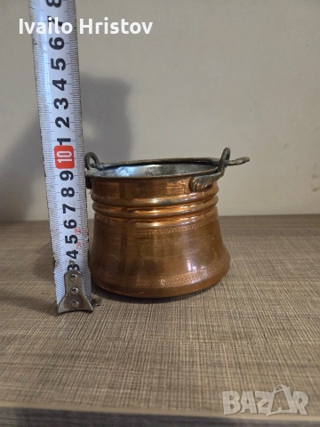 Мини медно менче, снимка 5 - Декорация за дома - 53140603