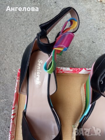 Обувки, снимка 3 - Дамски обувки на ток - 37763381