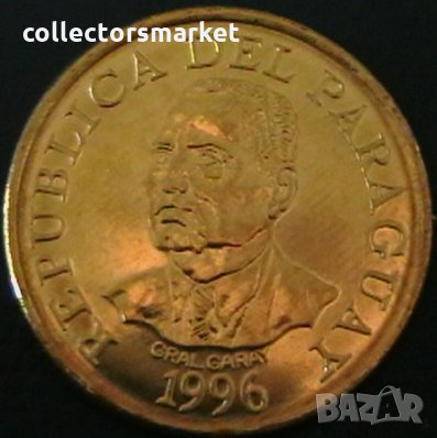 10 гуарани 1996, Парагвай, снимка 2 - Нумизматика и бонистика - 32129307