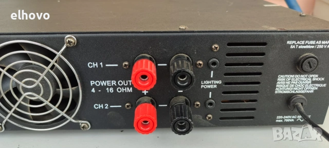 Крайно стъпало My Crypt PA-5000 MKII, снимка 6 - Ресийвъри, усилватели, смесителни пултове - 54350485