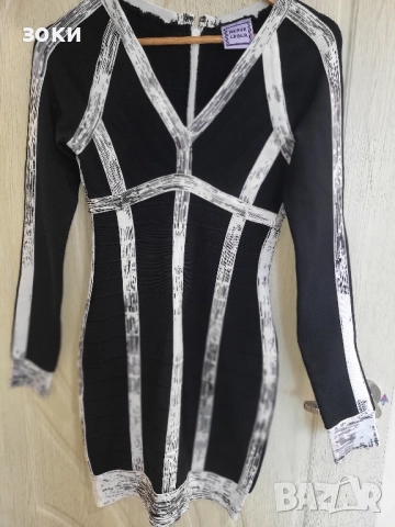 Бандажна Рокля, снимка 3 - Рокли - 52369327