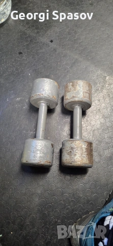 Дъмбели(гири) 10 кг.метални, снимка 2 - Фитнес уреди - 54077635