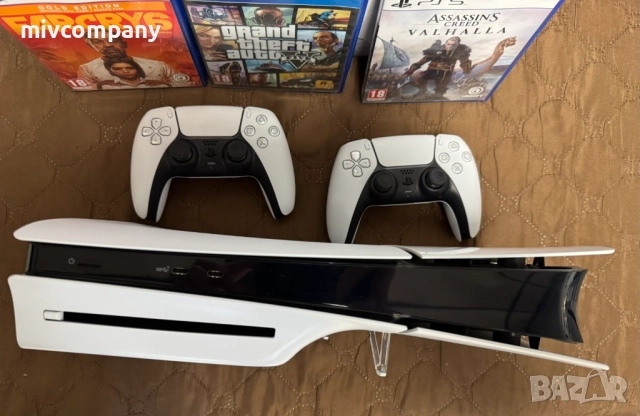 Конзола Sony Playstation 5 Disk Slim+2 джойстика+3 игри, снимка 7 - PlayStation конзоли - 52709869
