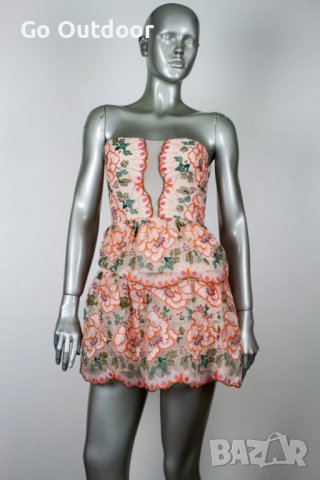 Дизайнерска рокля BCBG MAX AZRIA Guiliana Floral Embroidered Dress размер 0 