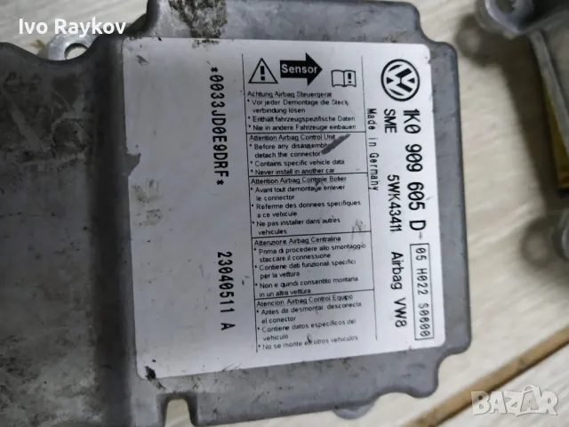 Airbag модул VW Golf 5 , 1K0 909 605 D, снимка 2 - Части - 48810040