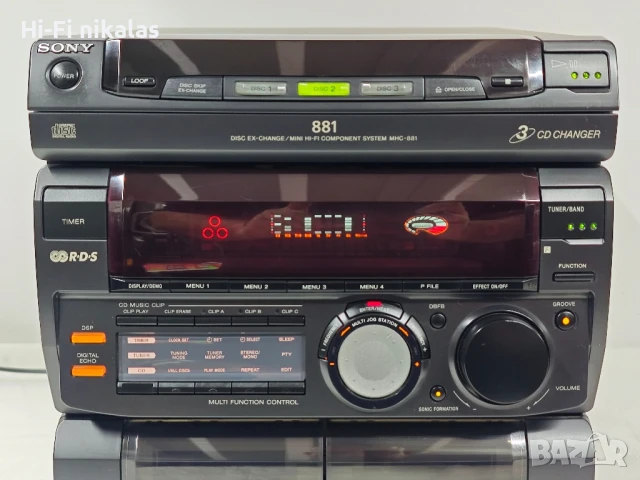 стерео уредба аудио система SONY HCD-H881, снимка 2 - Аудиосистеми - 51353493
