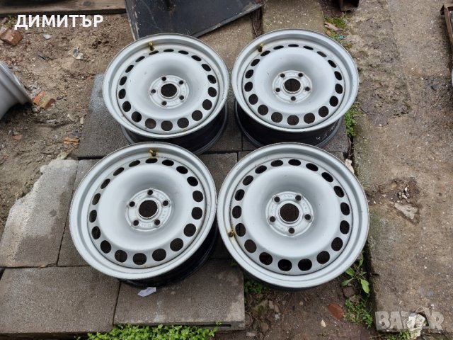 4 бр. Железни Джанти за VW 16ки 6,5J ET33 