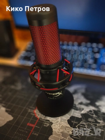 HyperX QuadCast USB кондензаторен микрофон – професионално аудио, снимка 2 - Друга електроника - 53233568