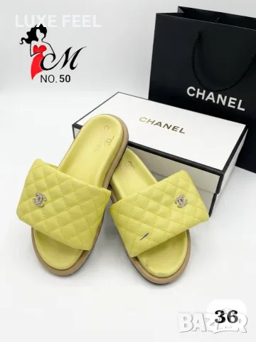 Louis Vuitton ⚜️ Gucci ⚜️Дамски Чехли , снимка 10 - Чехли - 55709814