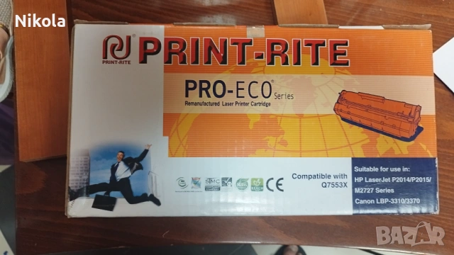 Тонер касети съвместими Print-Rite за HP LaserJet P2014/M2727 и Canon LBP 3310, снимка 6 - Консумативи за принтери - 53013862
