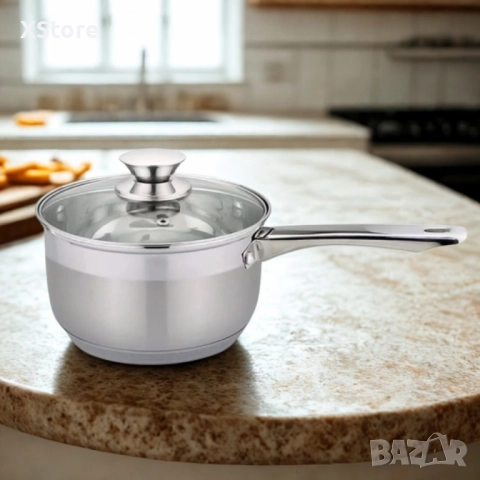 Касерола с капак Rosberg, 16 см, Неръждаема стомана, снимка 4 - Съдове за готвене - 52507447
