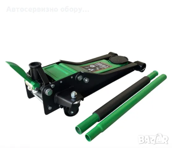 Нископрофилен крик крокодил 4 тона с две помпи и педал 75 - 505 мм ROCKFORCE, снимка 2 - Други инструменти - 50038201