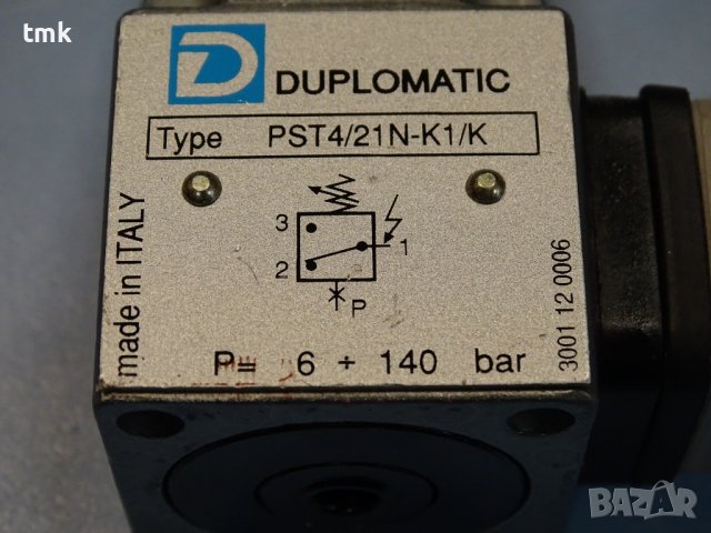 пресостат за налягане DUPLOMATIC PST 4/21N-K1/K 6-140Bar, снимка 4 - Резервни части за машини - 37052610