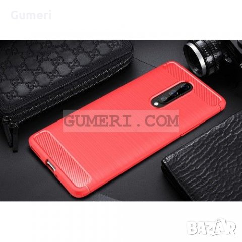 OnePlus 8 - Противоударен Силиконов Гръб - Карбон, снимка 11 - Калъфи, кейсове - 34447483