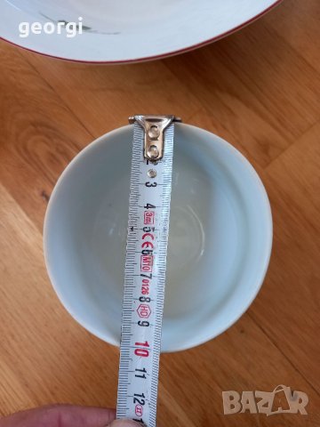 Порцеланова купа с пет купички български порцелан Китка , снимка 5 - Сервизи - 37855000