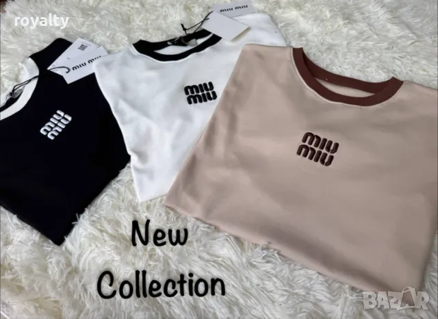 Дамски тениски Miu Miu, снимка 5 - Тениски - 50413866