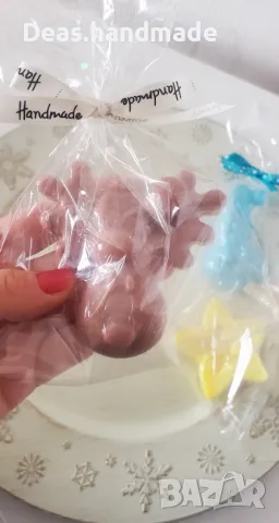 Коледен глицеринов сапун , снимка 7 - Козметика за тяло - 48084012