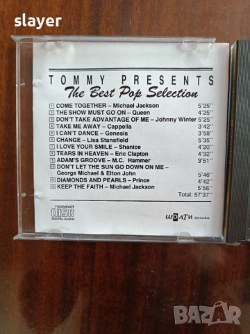 Оригинален диск Балкантон-Tommy presents, снимка 3 - CD дискове - 53963411