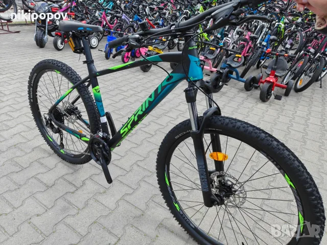 Промо велосипед 27.5" Sprint APOLON черен/син, снимка 4 - Велосипеди - 56070741