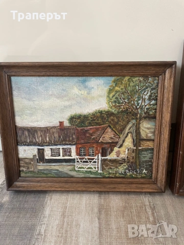 Стари маслени картини, снимка 2 - Други ценни предмети - 54211559