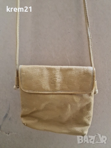 Bastian естествена кожа малка чанта