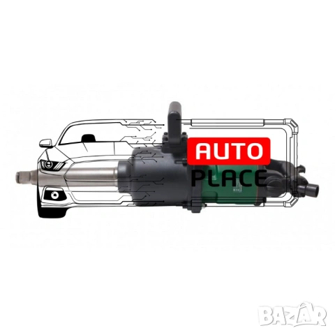 Пневматичен ударен гайковерт с дълъг шпиндел 1″ 3800 Nm RockForce, снимка 2 - Други инструменти - 54048969