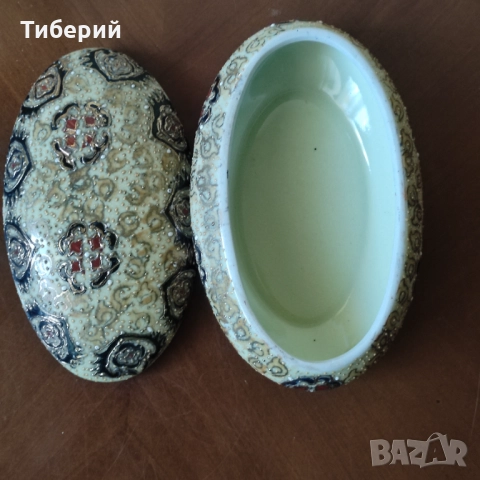 Порцеланова кутия за бижита Satsuma, снимка 8 - Други - 52015619