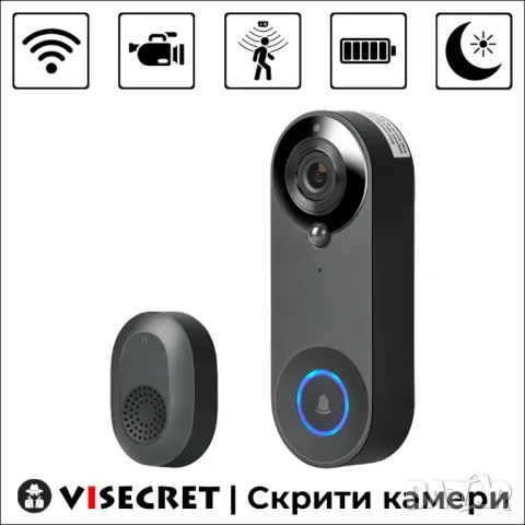 WiFi звънец с камера и сензор за движение