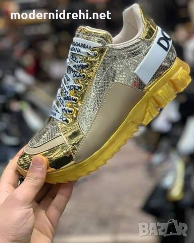 Дамски маратонки Dolce&Gabbana злато, снимка 1 - Дамски ежедневни обувки - 32020618