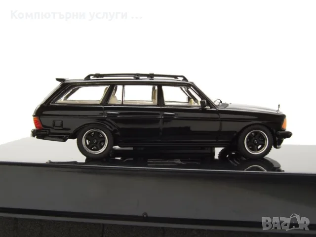 Mercedes-Benz 500 TE V8 AMG S123 Kombi 1979 - мащаб 1:43 на IXO моделът е нов в PVC дисплей-кейс, снимка 6 - Колекции - 56080655