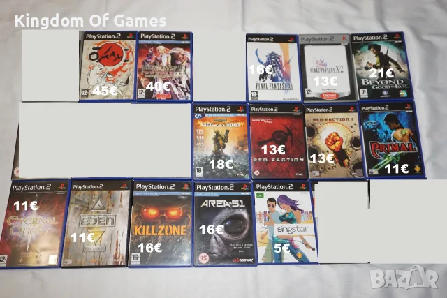 Игри за PS2 Phantasy Star Universe: Ambition/Okami/Final Fantasy/Warhammer/Killzone/Red Faction 1 2