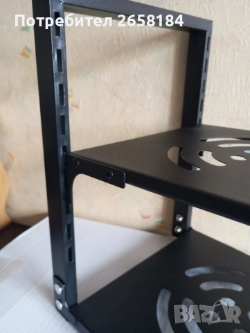 Метална поставка с регулируем рафт, снимка 5 - Други стоки за дома - 52340467
