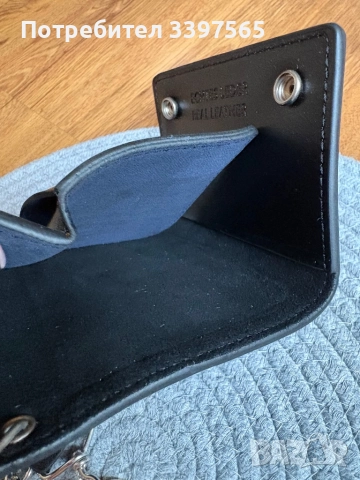 Чисто нов рокерски портфейл с метална верижка Harley Davidson от естествена кожа, снимка 5 - Портфейли, портмонета - 52276000