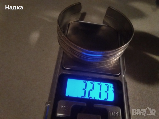 Дамска сребърна гривна