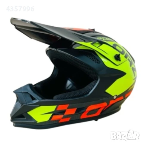 Кросова каска, За крос, АТВ, Велосипеди и др, S-M, снимка 3 - Аксесоари и консумативи - 50578163