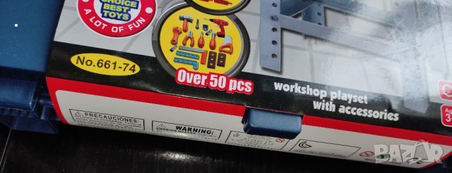 НОВО - Детската работна маса M-Toys Малкият майстор 2 in 1, снимка 5 - Конструктори - 40840715