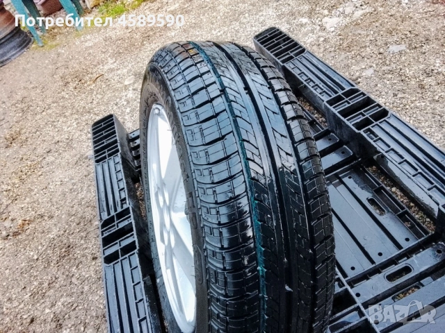 ЧИСТО НОВО Алуминиева джанта 14цола 4x100+НОВА ГУМА Continental за Toyota,Suzuki,Kia,Hyundai,Subaru, снимка 8 - Гуми и джанти - 52977596