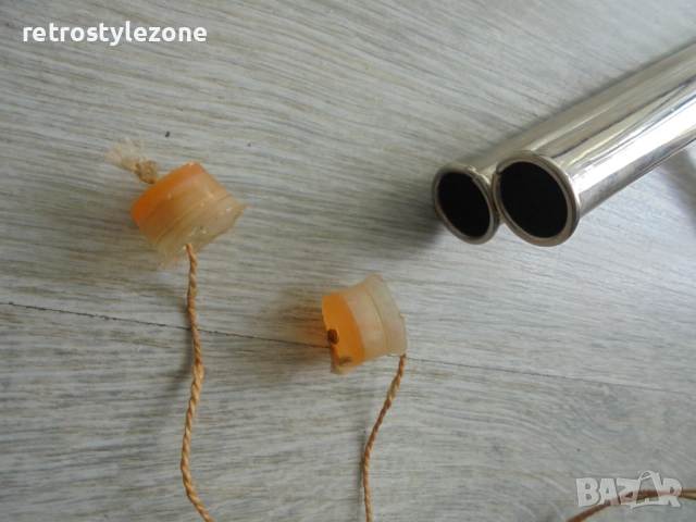 № 8306 Стара играчка пушка – двуцевка с тапички , снимка 4 - Други ценни предмети - 51990332