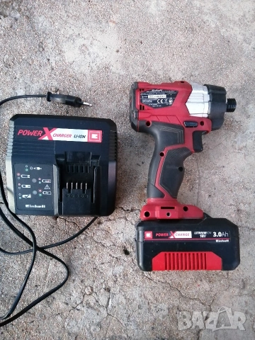 Einhell импакт винтоверт гайковерт, снимка 2 - Винтоверти - 53014211