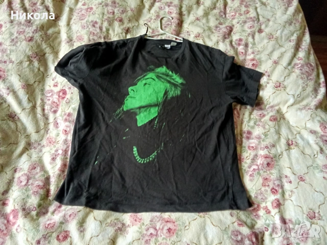 Нова оригинална тениска на Billie Ellish , снимка 2 - Тениски - 53946505