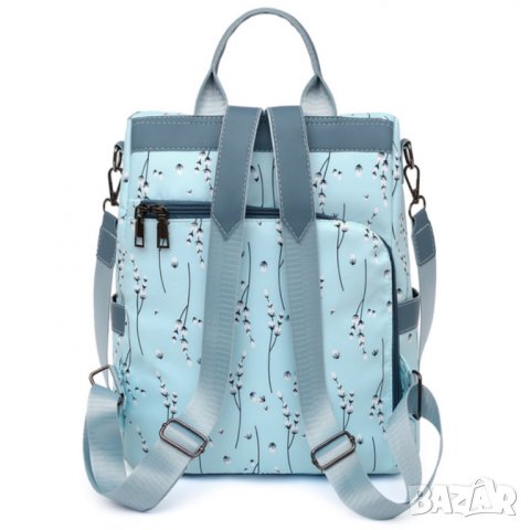 Дамска чанта-раница Spring Blue, снимка 5 - Раници - 40298688