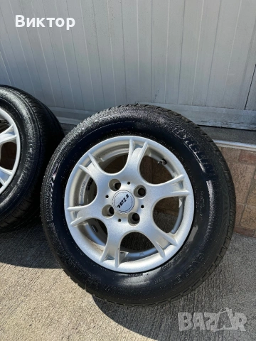 Джанти с гуми 4х100 13” , снимка 2 - Гуми и джанти - 54110115