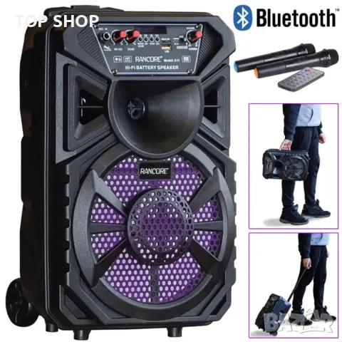 Активна тонколона Rancore X11 - Изчистен звук и безпроблемна портативност, снимка 6 - Друга електроника - 49308430