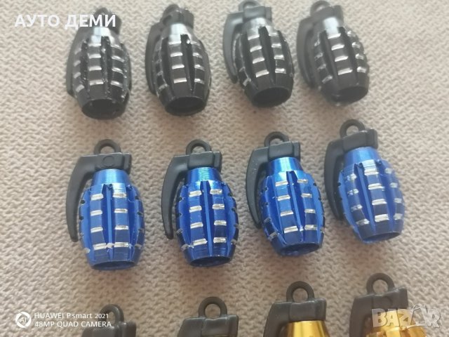 Качествени капачки за вентили винтили на гуми гранати за кола автомобил джип ван мотор колело, снимка 2 - Аксесоари и консумативи - 37450115