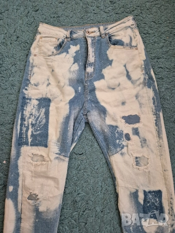 шарени дънки, снимка 2 - Дънки - 52428795