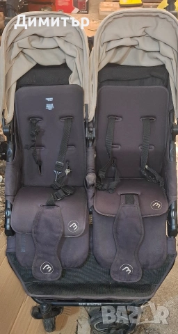 Детска количка двуместна