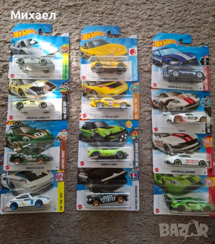 Hotwheels колички - различни видове